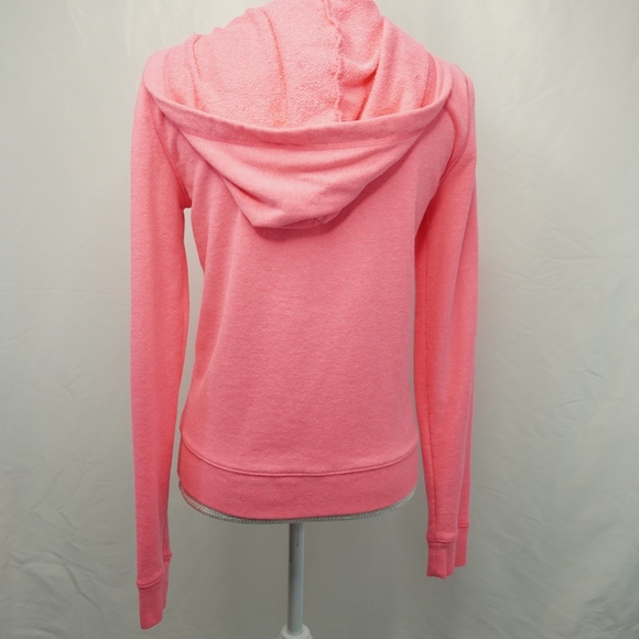PINK Victoria's Secret Logo Hoodie Jacket Size Sm - Picture 4 of 8